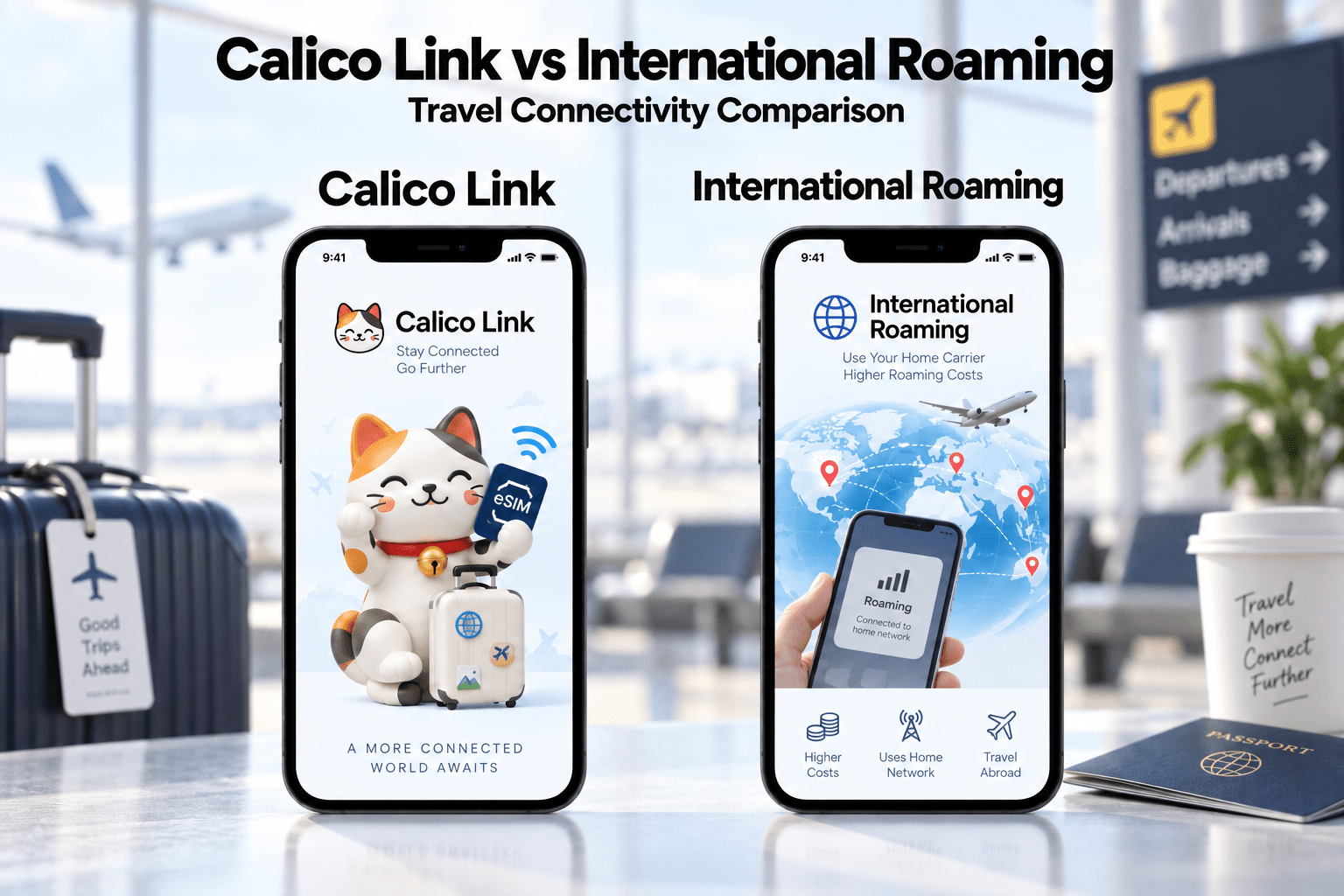 eSIM vs International Roaming: Which Is Better Abroad? - Calico Link