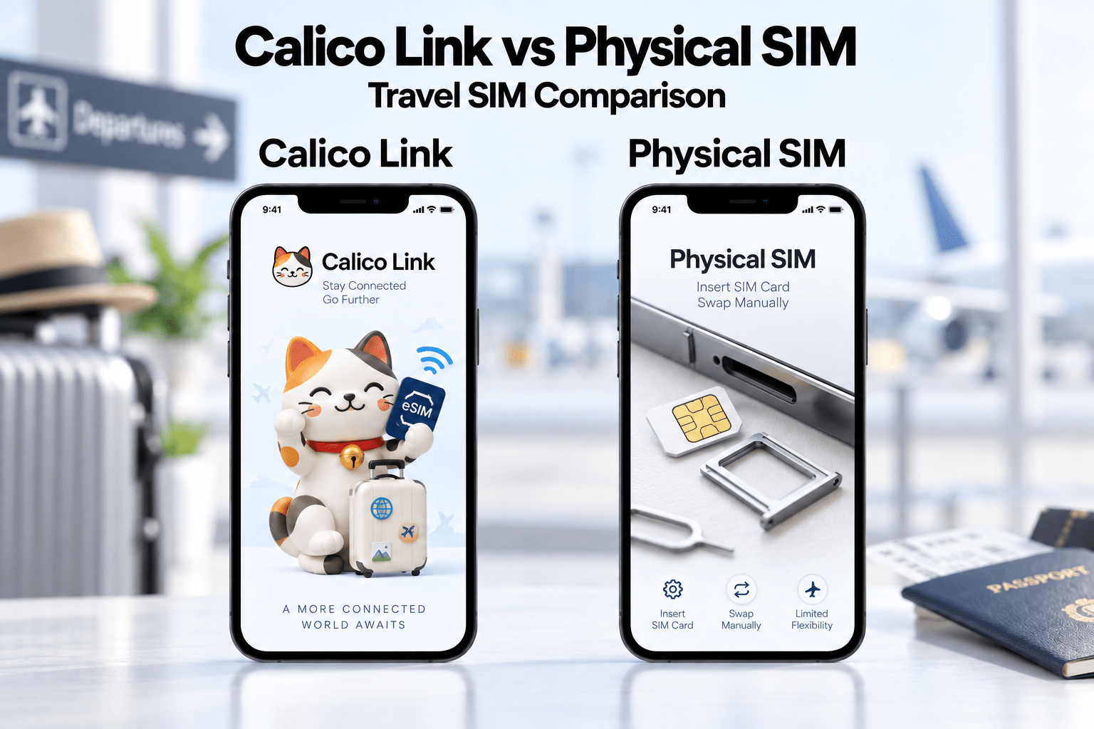 eSIM vs Physical SIM: Which Is Better for Travel? - Calico Link