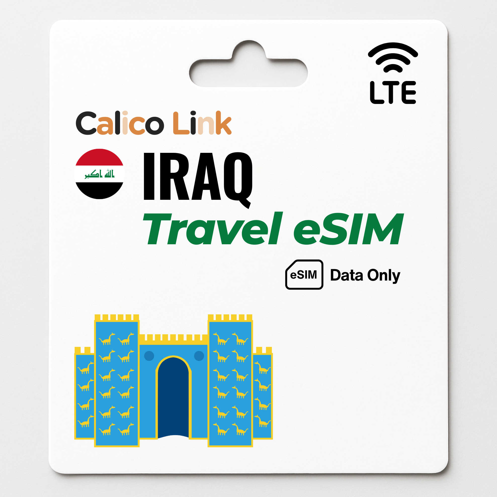 Données eSIM LTE pour les voyages en Irak