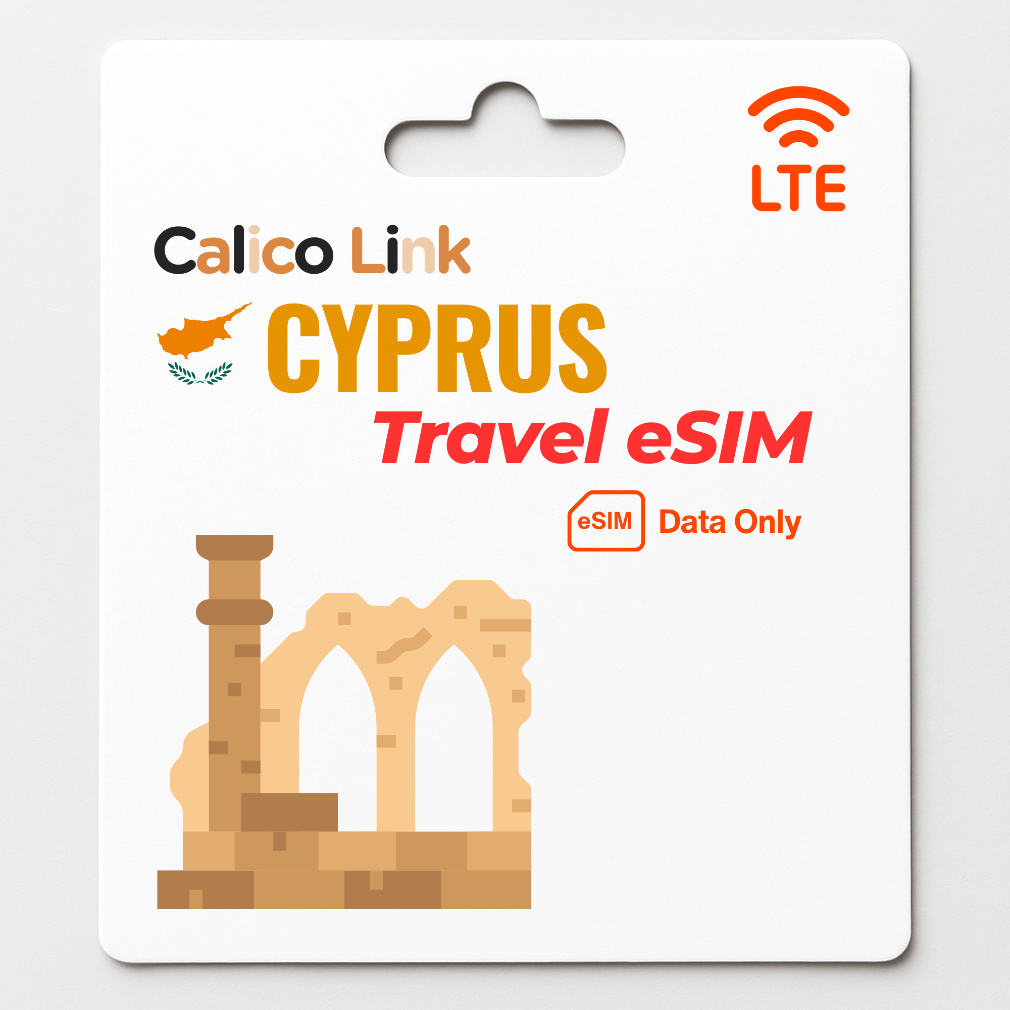 Datos LTE de la eSIM de viaje a Chipre