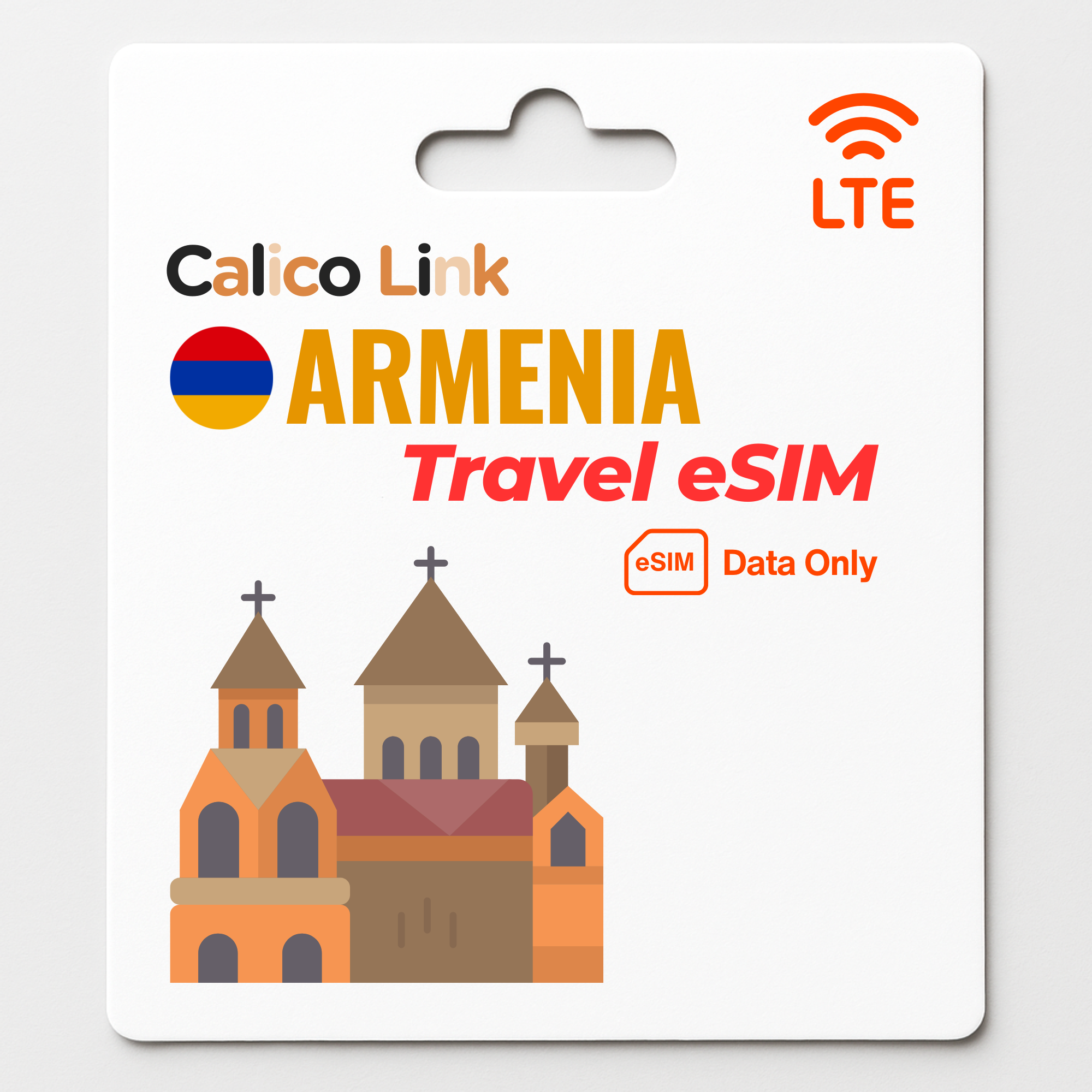 Datos LTE de la eSIM de viaje de Armenia