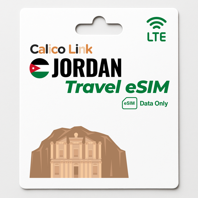 Datos LTE de la eSIM de viaje de Jordania