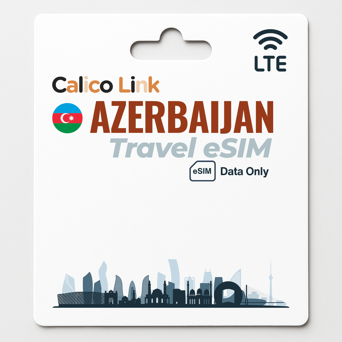 Données eSIM LTE de voyage en Azerbaïdjan