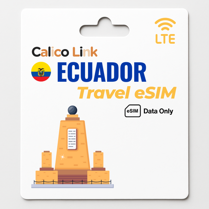 Datos LTE de la eSIM de viaje a Ecuador