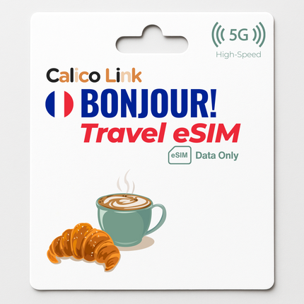 France Travel eSIM 5G Data