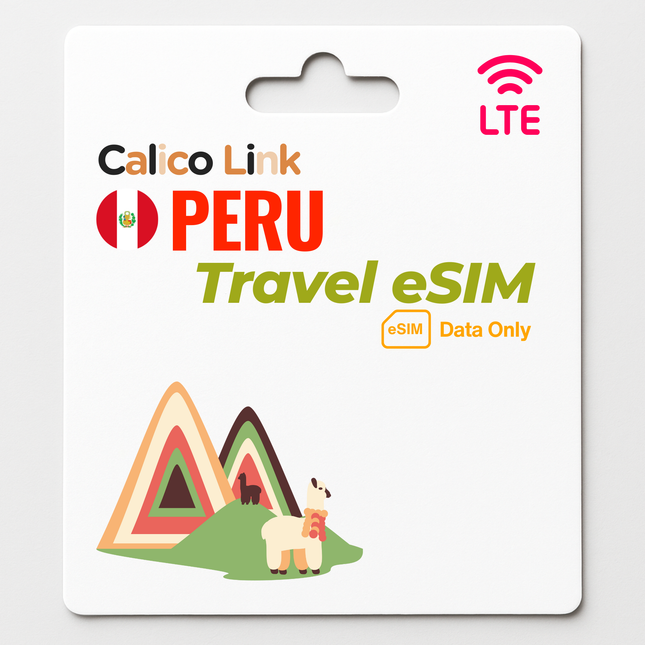 Datos LTE de la eSIM de viajes a Perú