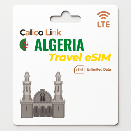 Algeria Travel eSIM Unlimited Data - Calico Link