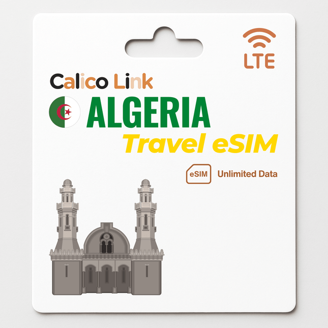 Algeria Travel eSIM Unlimited Data - Calico Link