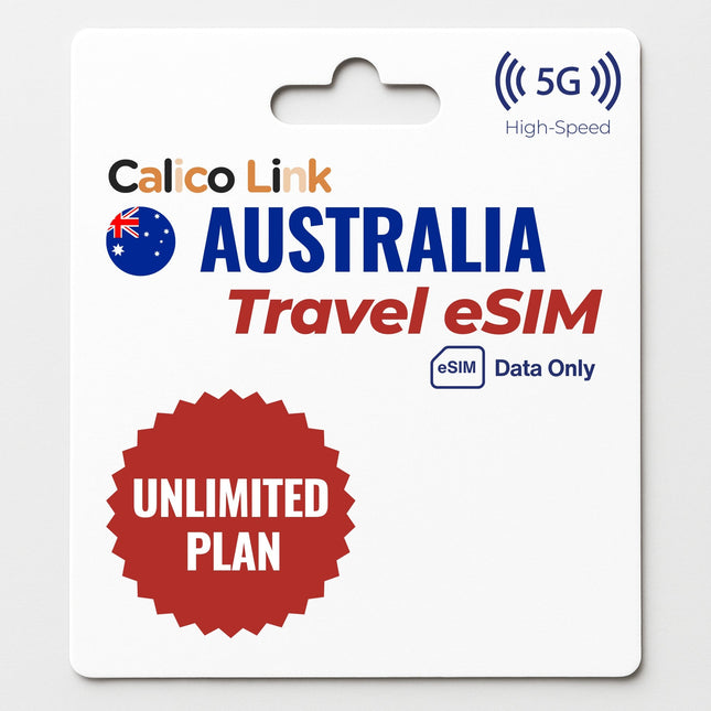 Australia Travel eSIM | Unlimited Data - Calico Link