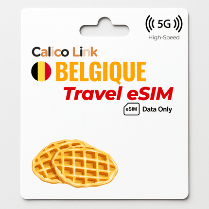 Belgium Travel eSim 5G Data - Calico Link