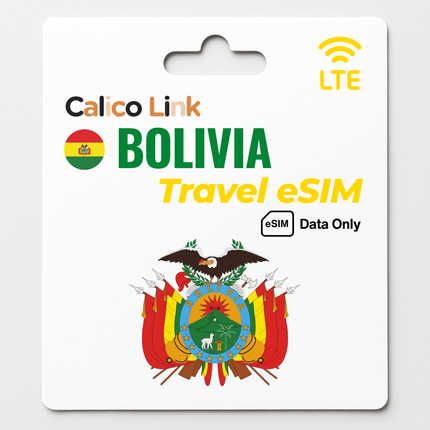 Boliva Travel eSIM LTE Data - Calico Link