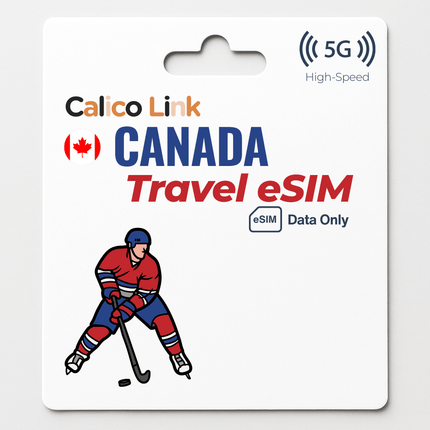 Canada Travel eSIM 5G/LTE Data - Calico Link