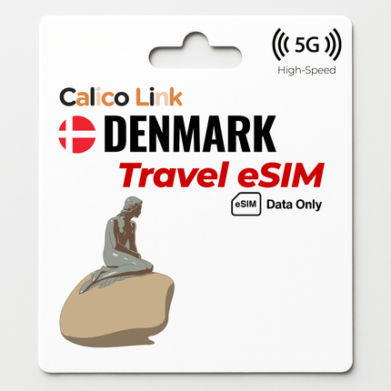 Denmark Travel eSIM 5G Data - Calico Link