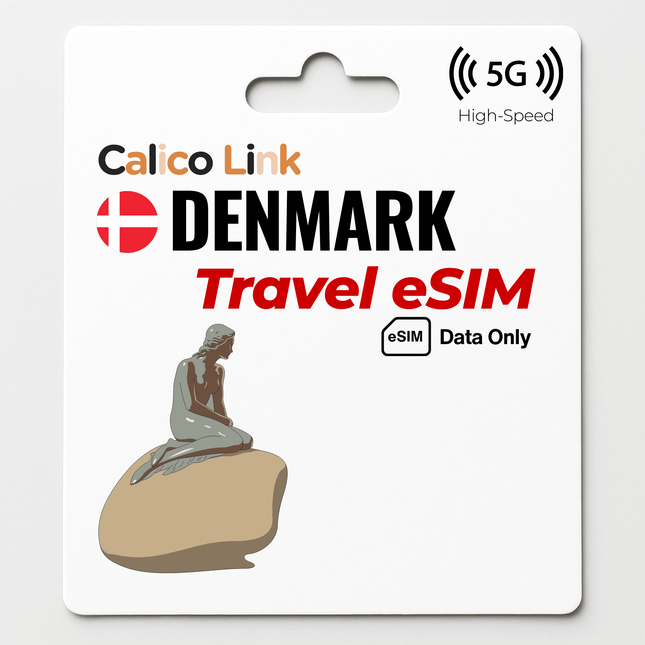 Denmark Travel eSIM 5G Data - Calico Link