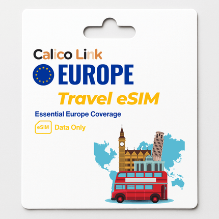 Europe Unlimited Data for 7 Days - Calico Link