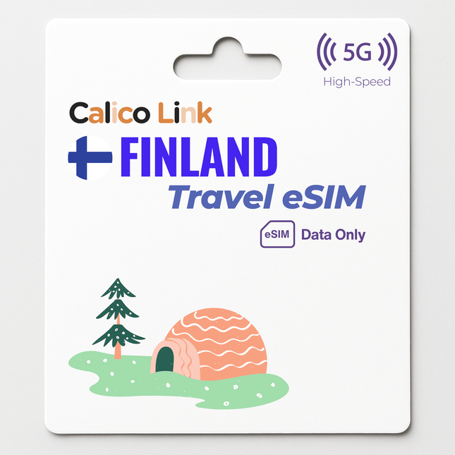 Finland Travel eSIM 5G Data - Calico Link
