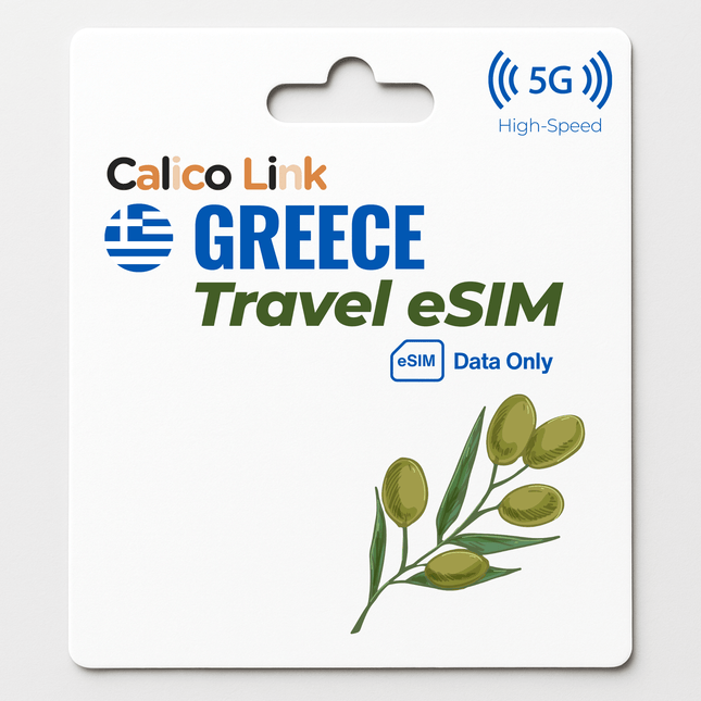 Greece Travel eSIM | 5G Data - Calico Link