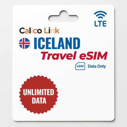 Iceland Travel eSIM Unlimited Data - Calico Link