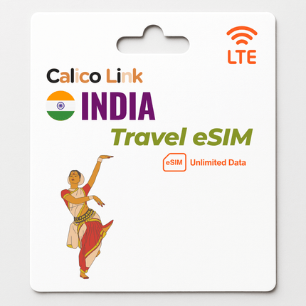 India Travel eSIM Unlimited Data - Calico Link