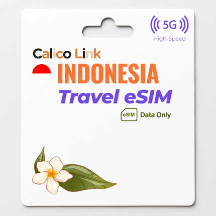 Indonesia Travel eSIM | 5G Data - Calico Link