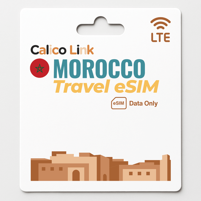 Morocco Travel eSIM LTE Data - Calico Link