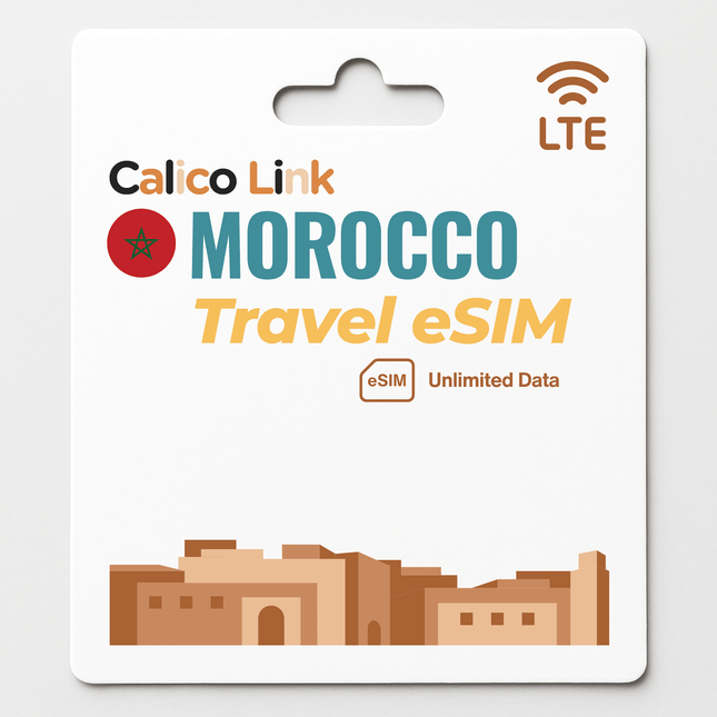 Morocco Travel eSIM Unlimited Data - Calico Link