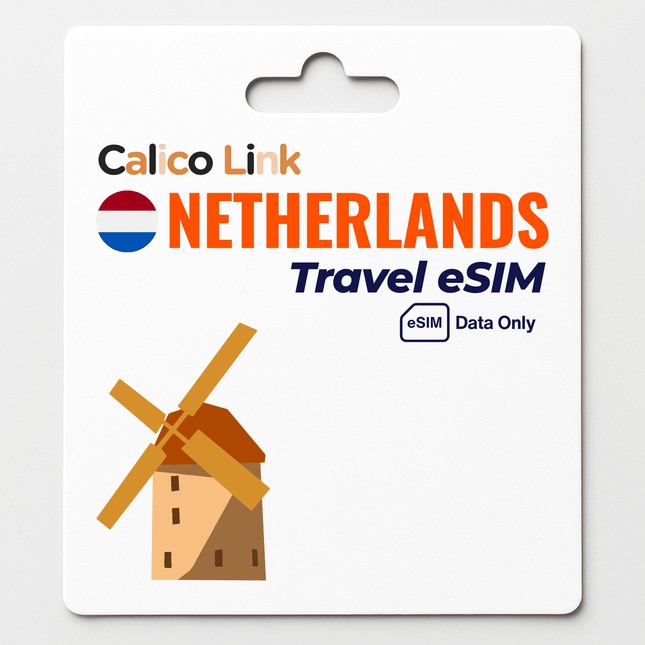 Netherlands Travel eSIM - Calico Link