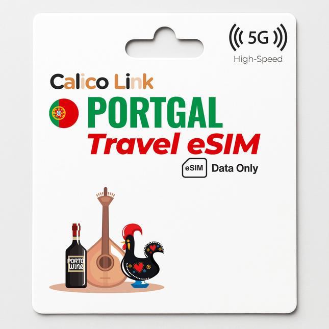 Portugal Travel eSIM 5G Data - Calico Link