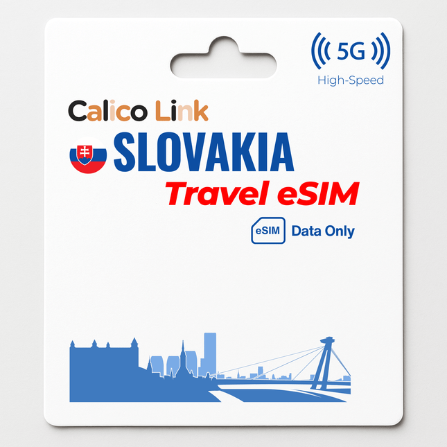 Slovakia Travel eSIM 5G Data - Calico Link