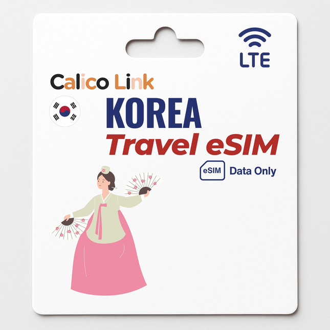 South Korea Travel eSIM Unlimited Data - Calico Link