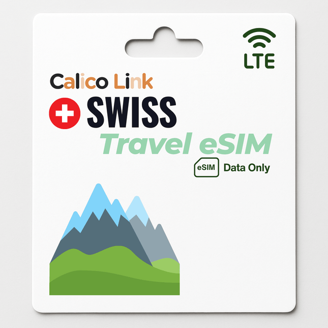 Switzerland Travel eSIM LTE Data - Calico Link