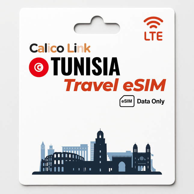 Tunisia Travel eSIM 5G/LTE Data - Calico Link