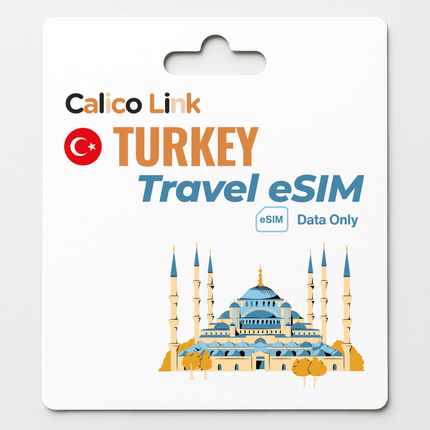 Turkey Travel eSIM Unlimited Data - Calico Link