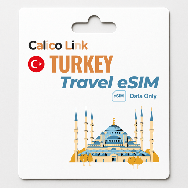 Turkey Travel eSIM Unlimited Data - Calico Link
