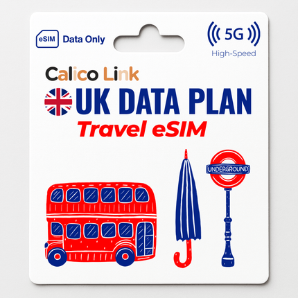 UK Travel eSIM | 5G Network - Calico Link