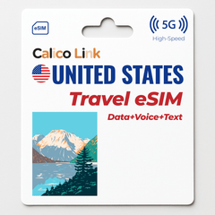 US Travel eSIM | 5G Data, Calls & SMS - Calico Link