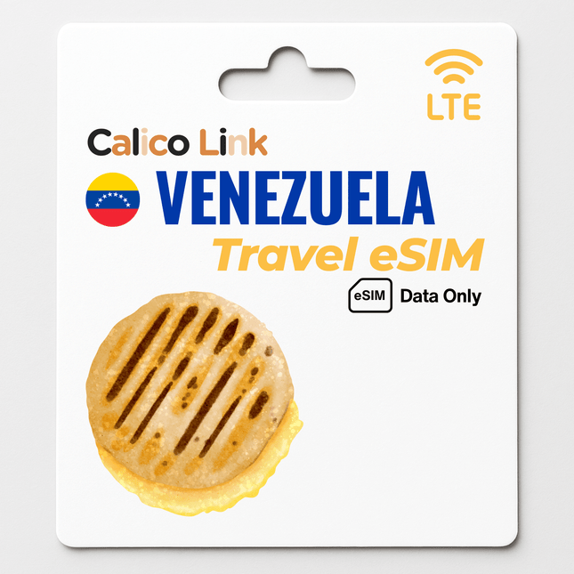 Venezuela Travel eSIM LTE Data - Calico Link